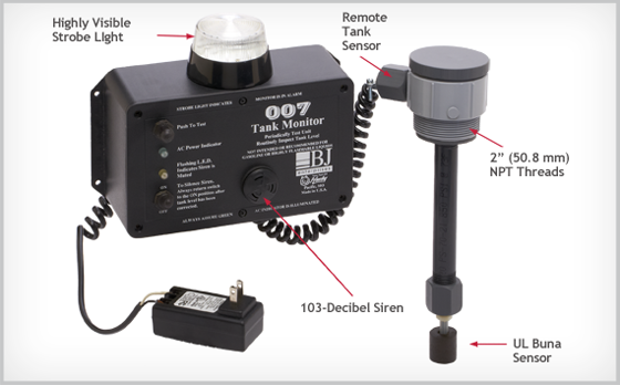bje tank alarm page